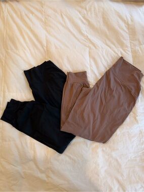 all in motion Black and Brown Track Joggers